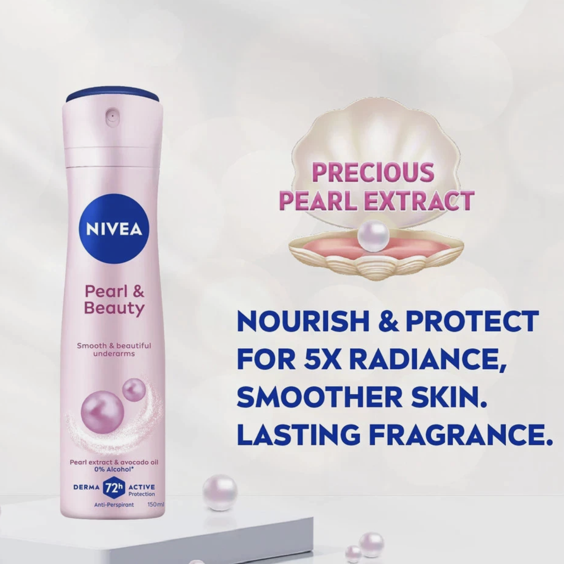 Nivea Pearl & Beauty 200ml - Perfume & Fragrances & Deodorants  skincare product