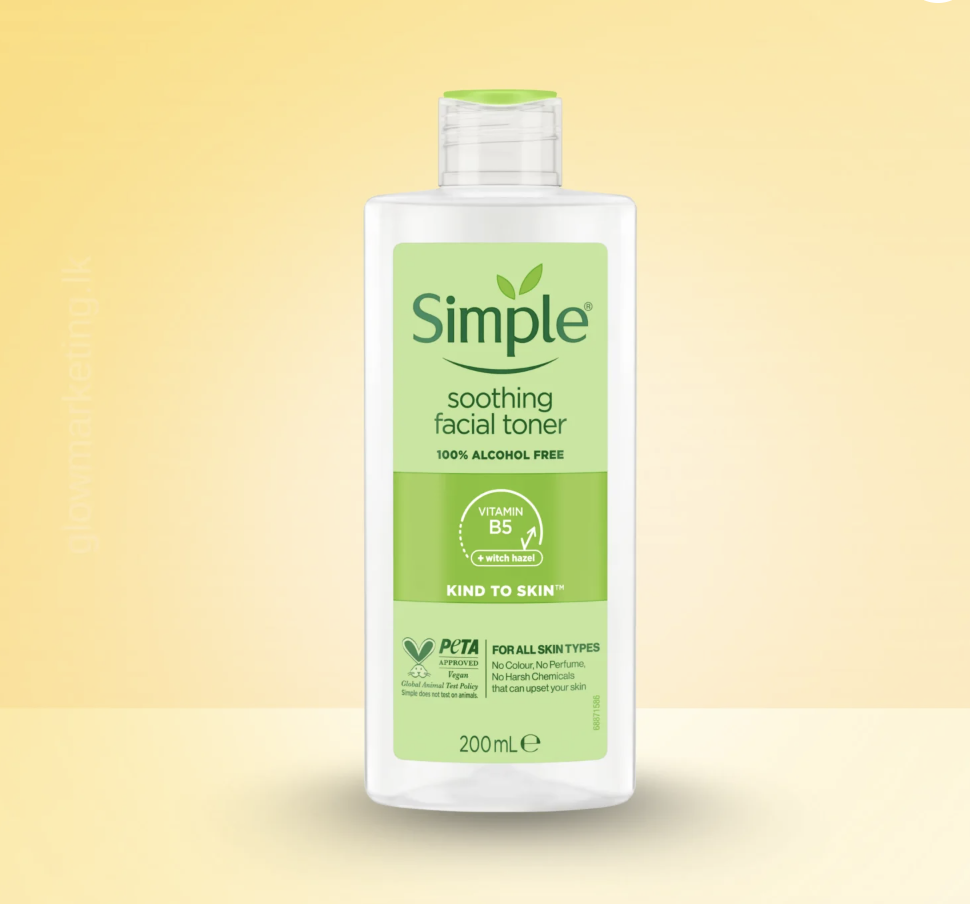 Simple Kind to Skin Soothing Facial Toner 200ml - Toners & Seums skincare product