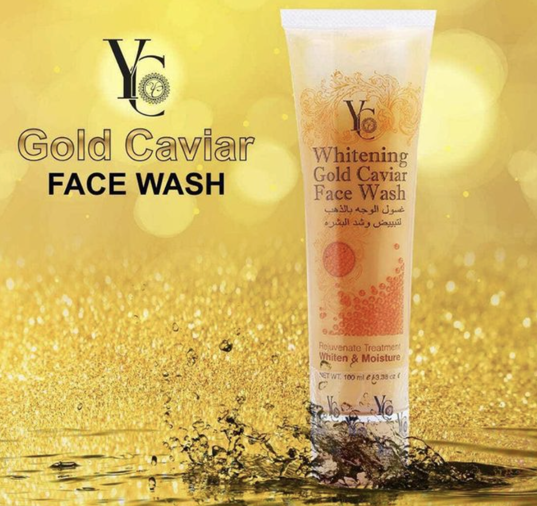 YC Whitening Gold Caviar Face Wash 100g - Face Wash / Cleansers / Micellar Cleansing Water skincare product