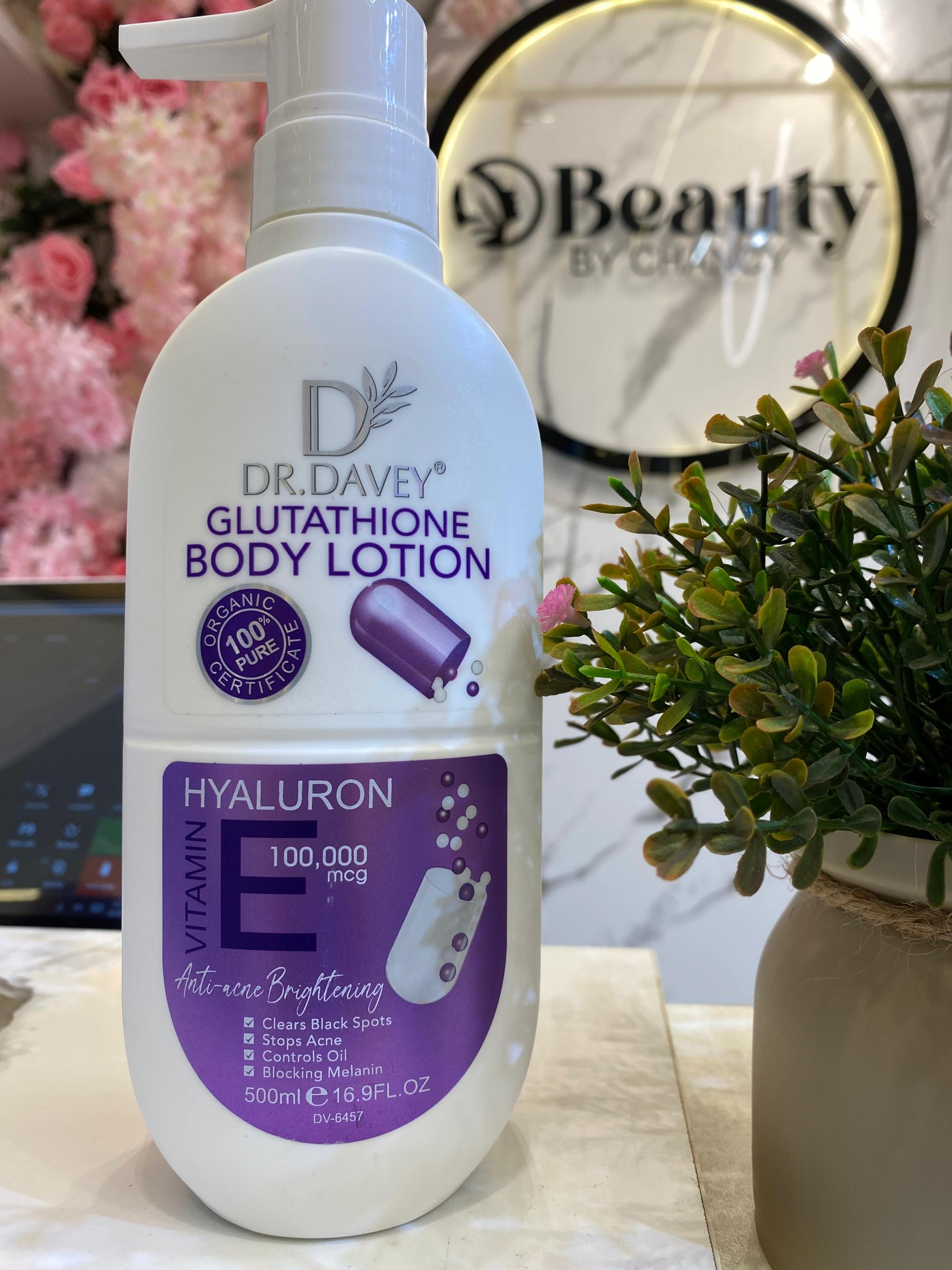 Dr. Davey Body Lotion 500ml — Glutathione & vit e hyaluronic - Body Lotion/Cream premium skincare product