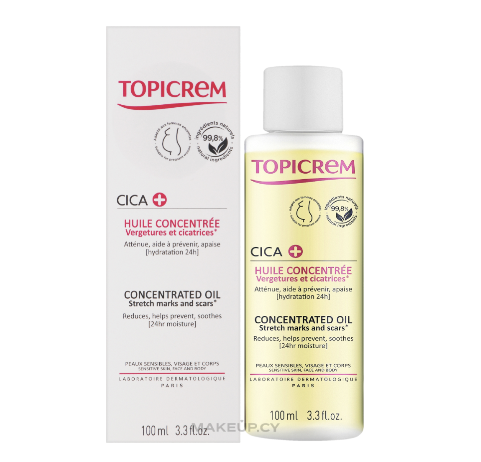 Topicrem Cica Concentrated Oil Stretch Marks & Scars 100ml view 2