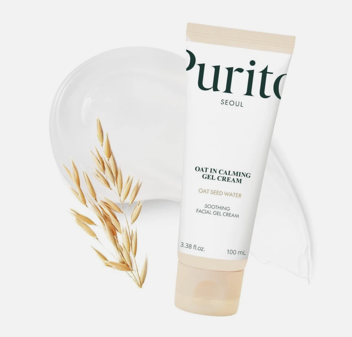 Purito Oat In Calming Gel Cream 100ml - Facial Creams/Moisturisers, Eye Creams, Hand Creams & Treatment Gels skincare product