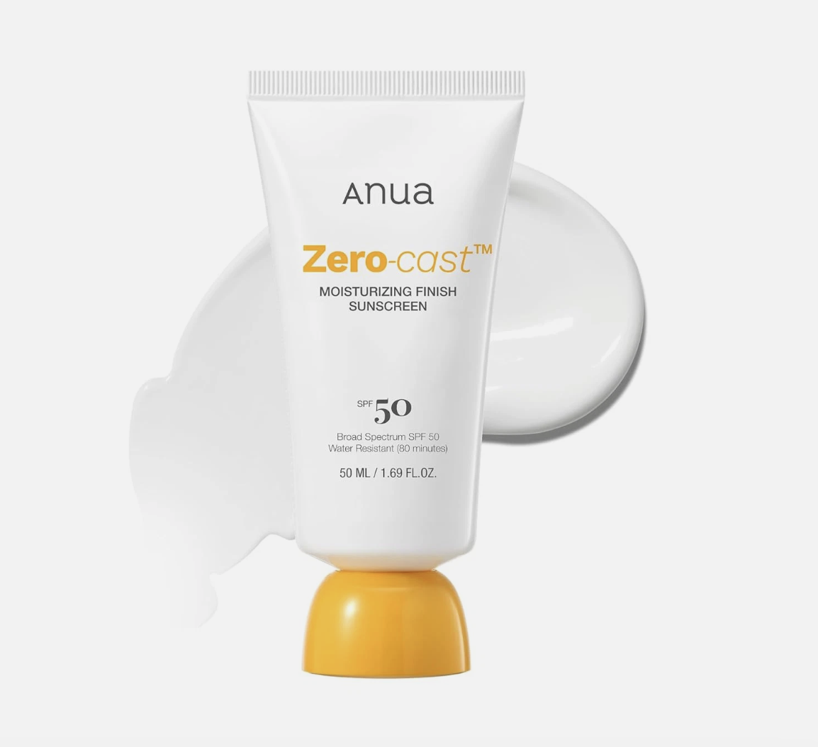Anua Zero Cast Moisturizing Finish Sunscreen 50ml - Body Oils & Sunscreen  skincare product