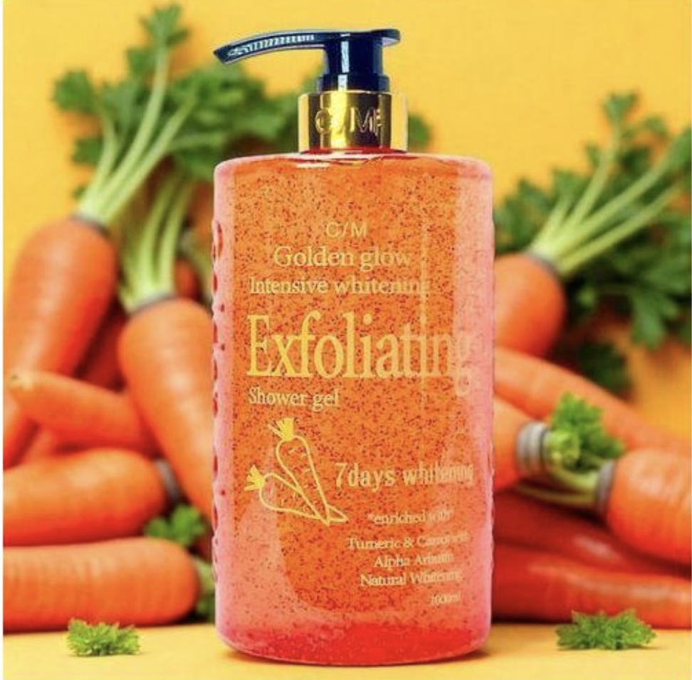 C/M Golden Glow Exfoliating Shower Gel 1000ml - Body Wash & Shower Gels skincare product