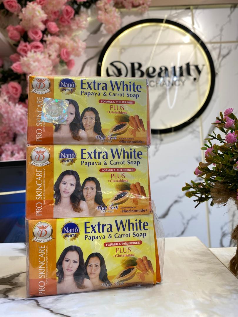 Nano White - Extra White Papaya & Carrot Soap  view 2