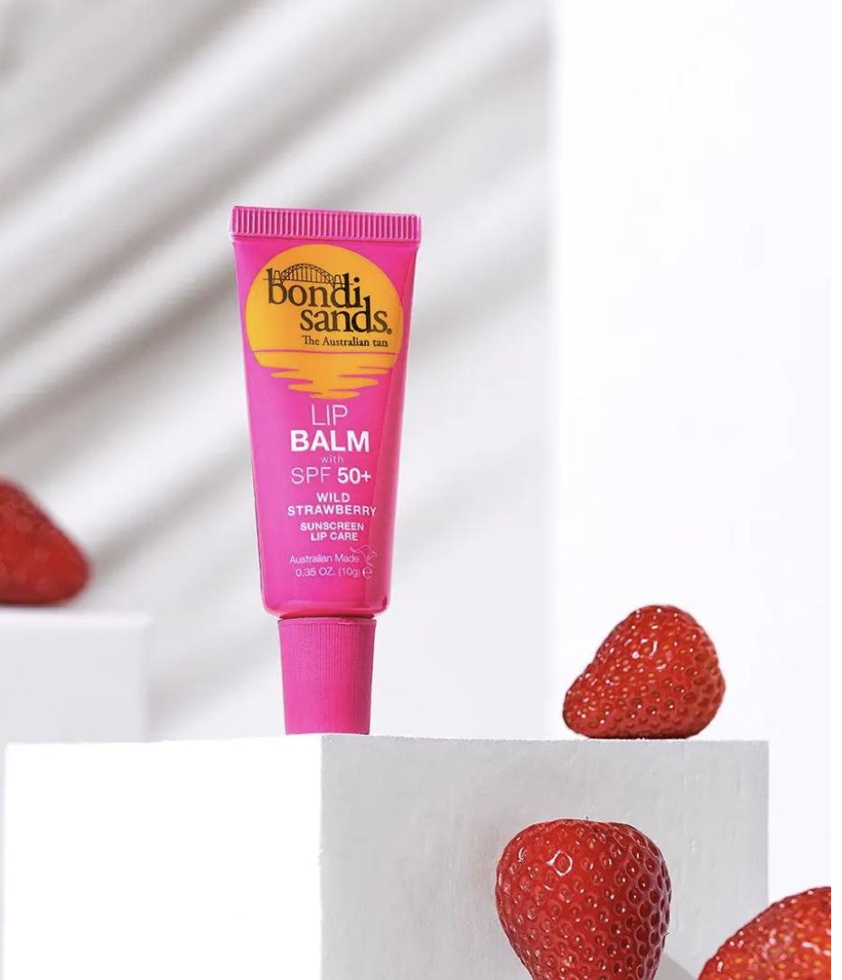 Bondi Sands Lip Balm With Spf50+ Wild Strawberry 10g - Make-up Products  skincare product