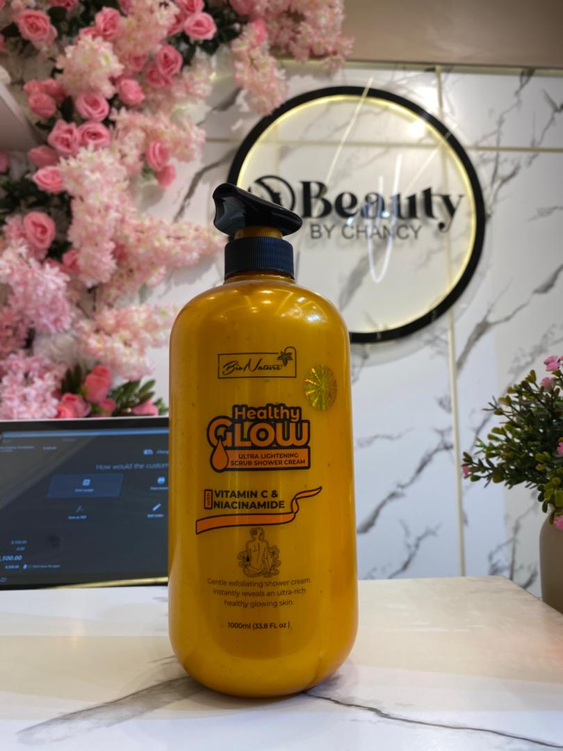 BioNature Healthy Glow Body Wash 1000ml — Ultra Lightening - Body Wash & Shower Gels premium skincare product