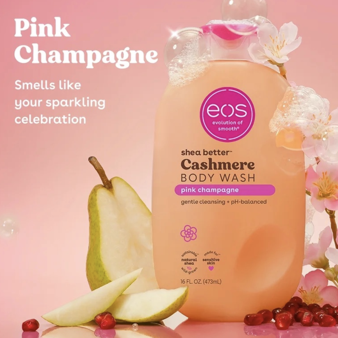 EOS Cashmere Body Wash 473ml - Body Wash & Shower Gels skincare product