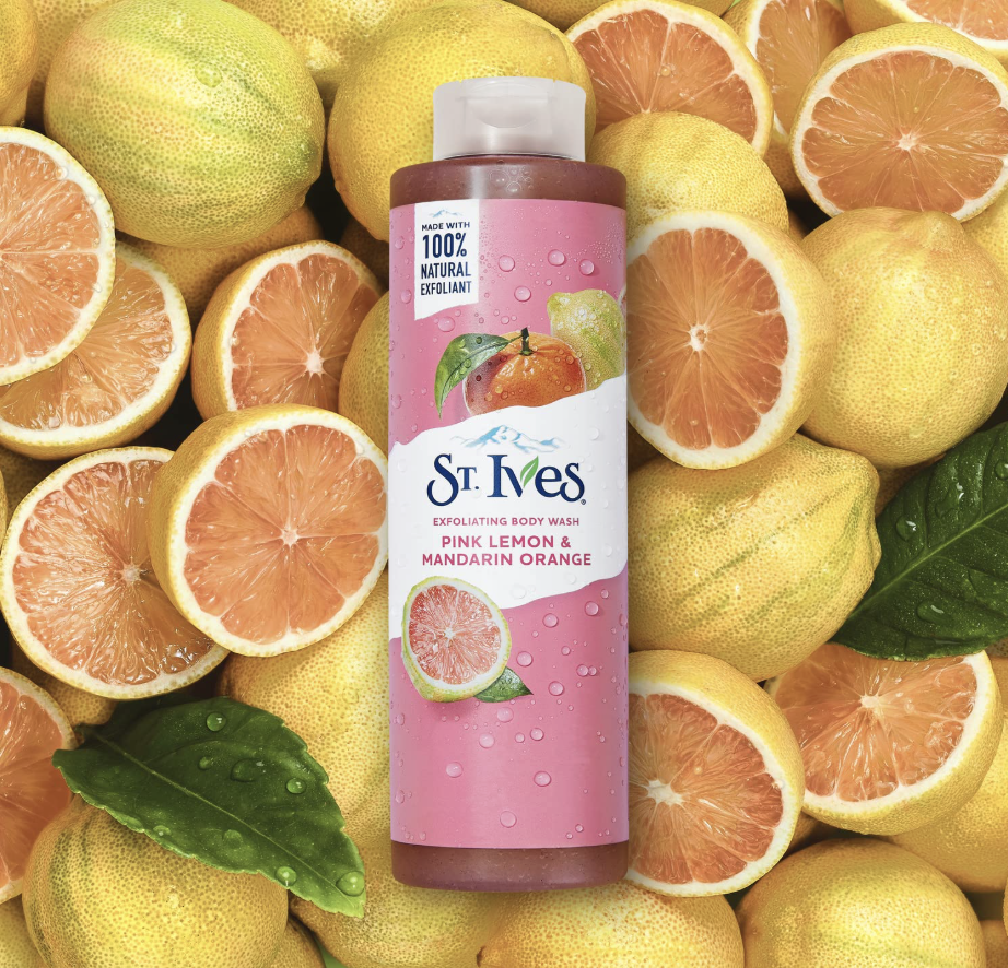St Ives Body Wash 650ml — pink lemon & mandarin orangs - Body Wash & Shower Gels premium skincare product