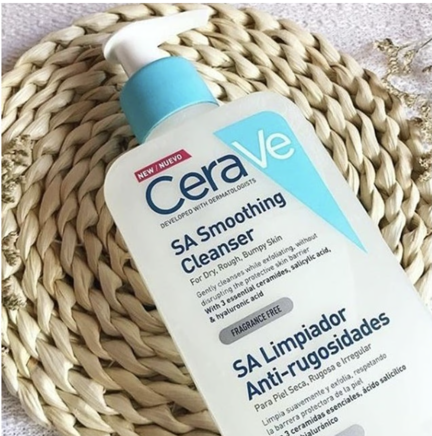 Cerave SA Smoothing Cleanser 236ml - Face Wash / Cleansers / Micellar Cleansing Water skincare product