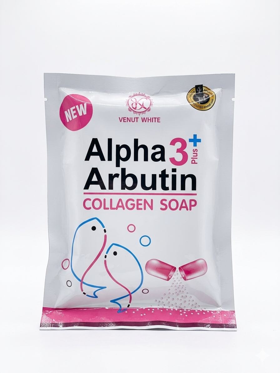 Alpha Arbutin Collagen Soap 80g - Soaps & Scrubs skincare product