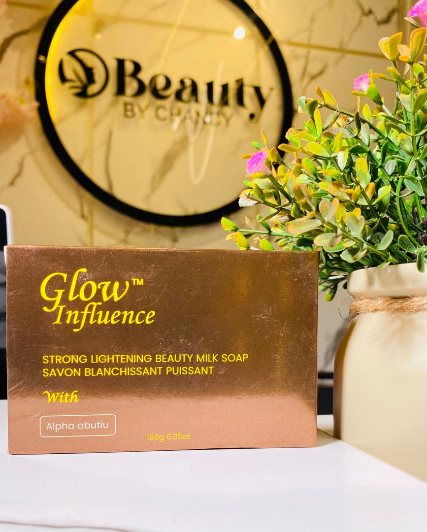 Glow Influence Strong Lightening Beauty Milk Soap 180g - Soaps & Scrubs skincare product