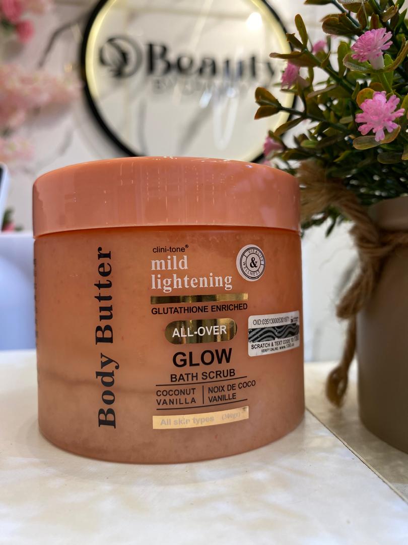 Body Butter Bath Scrub 300g — Mild lightening - Soaps & Scrubs premium skincare product