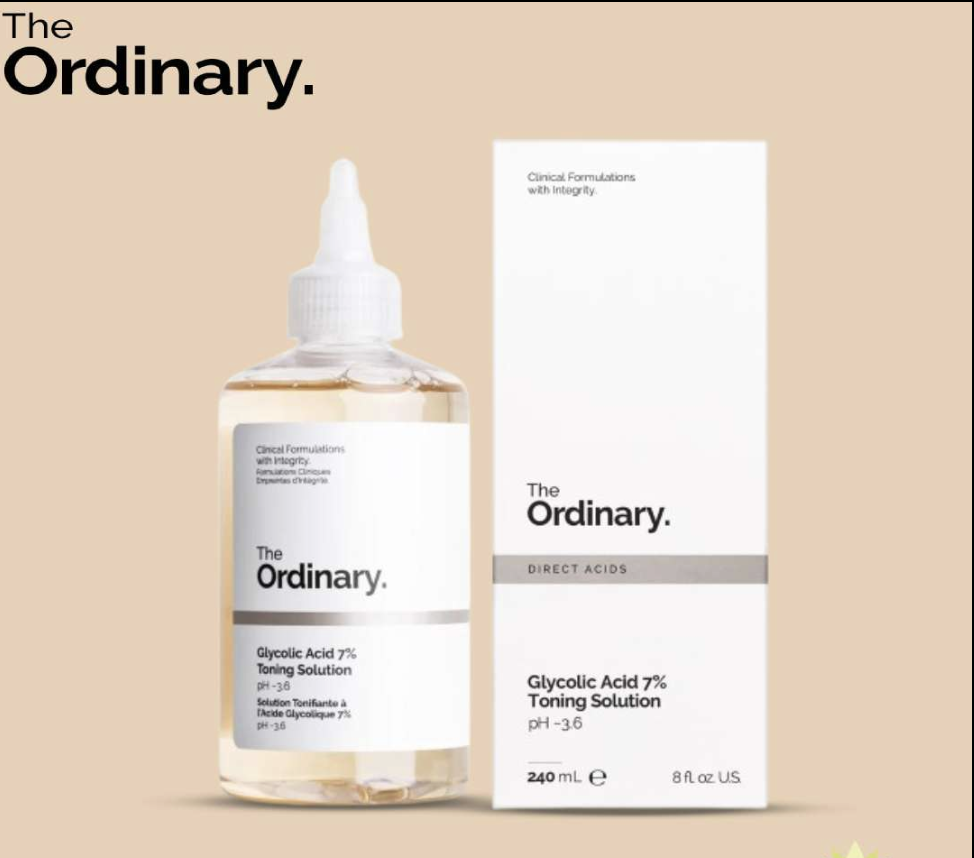 The Ordinary Glycolic Acid 7 Exfoliating Toner 240ml - Toners & Seums skincare product