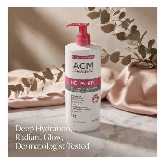ACM Laboratoire Dermatologique DEPIWHITE Whitening Body Milk 500ml - Body Lotion/Cream skincare product