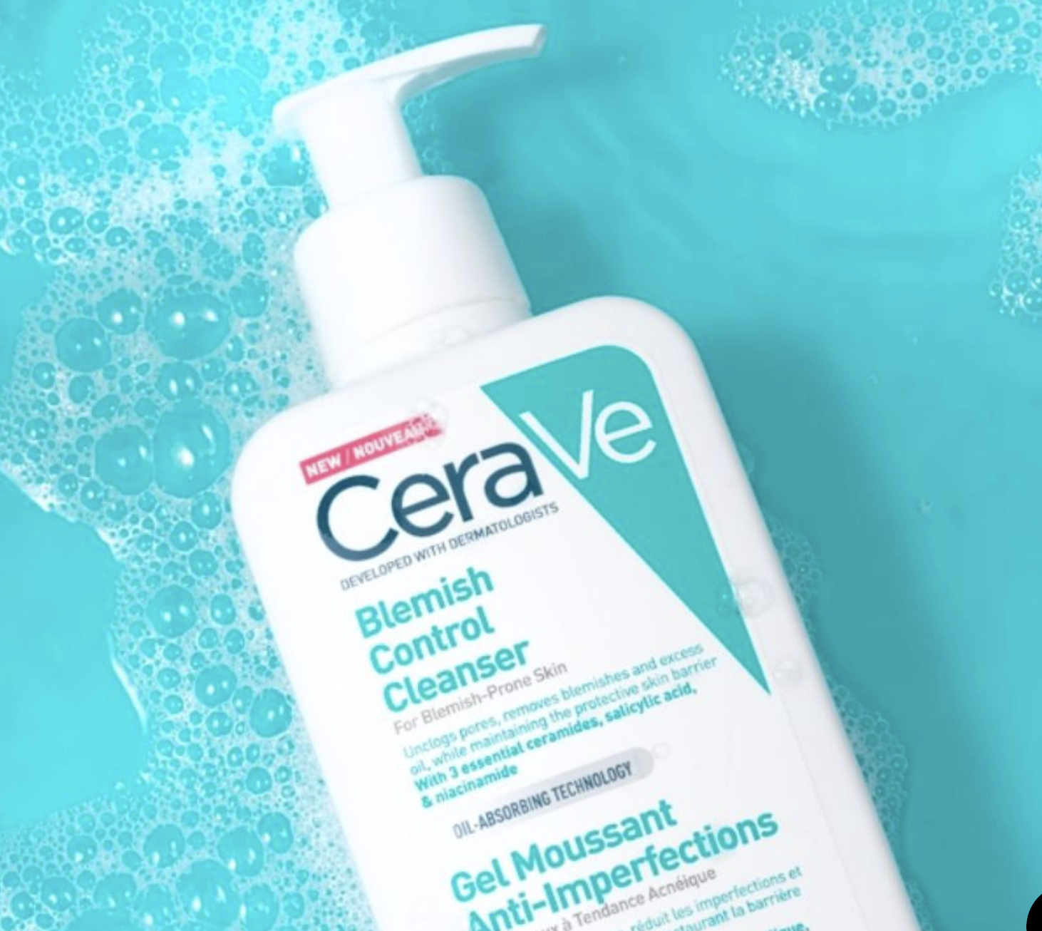 Cerave Blemish Control Cleanser 473ml - Face Wash / Cleansers / Micellar Cleansing Water skincare product