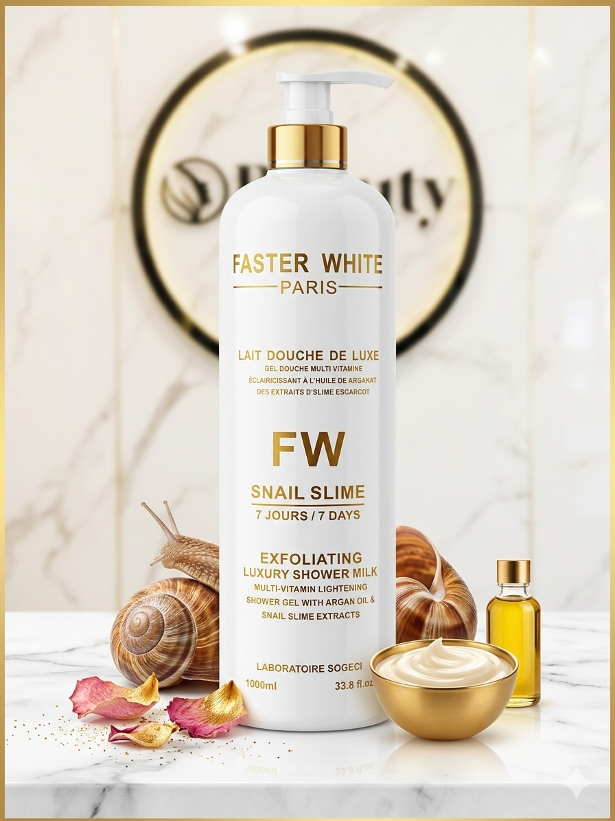 Faster White Paris 1000ml - Body Wash & Shower Gels skincare product