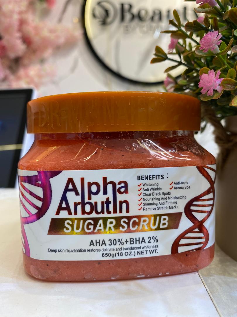 Sugar Scrub 650g — Alpha arbutin sugar scrub - Soaps & Scrubs premium skincare product