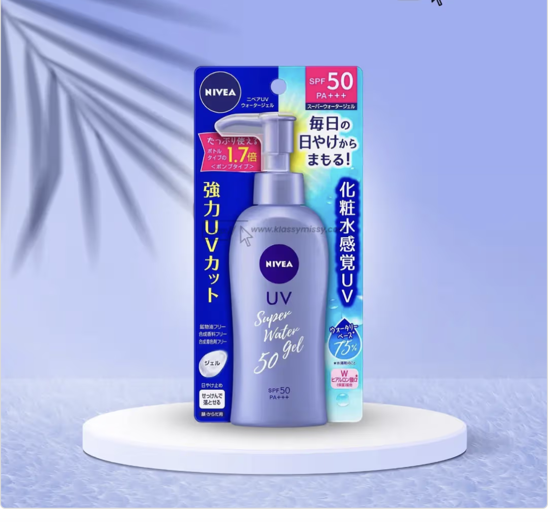 Nivea UV Super Water 50 Gel Spf50+ - Body Oils & Sunscreen  skincare product