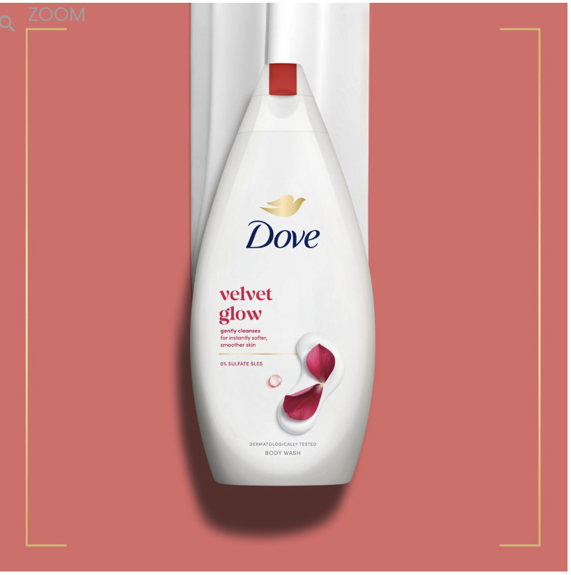 Dove: Velvet glow 450ml