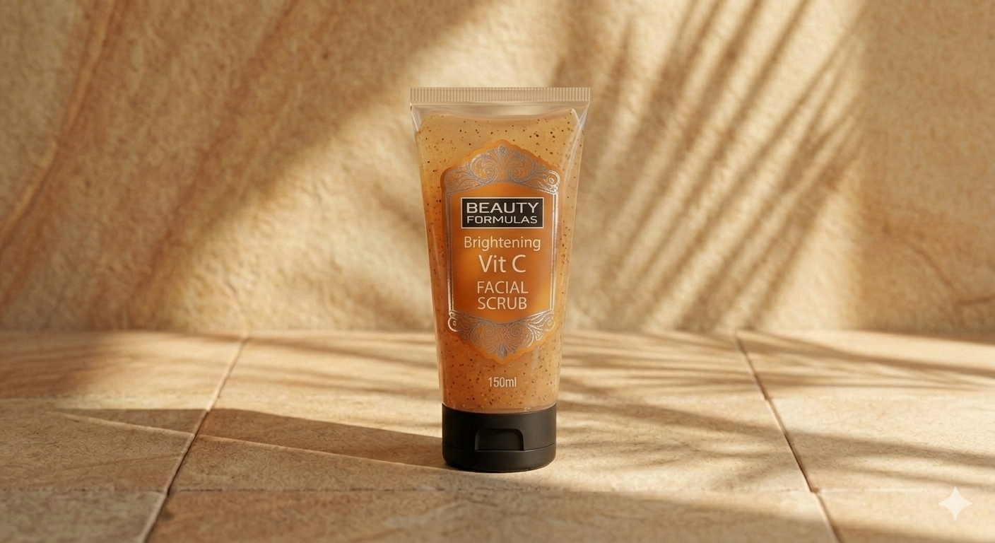 Beauty Formulas Brightening Vit C Facial Scrub 150ml - Face Wash / Cleansers / Micellar Cleansing Water skincare product