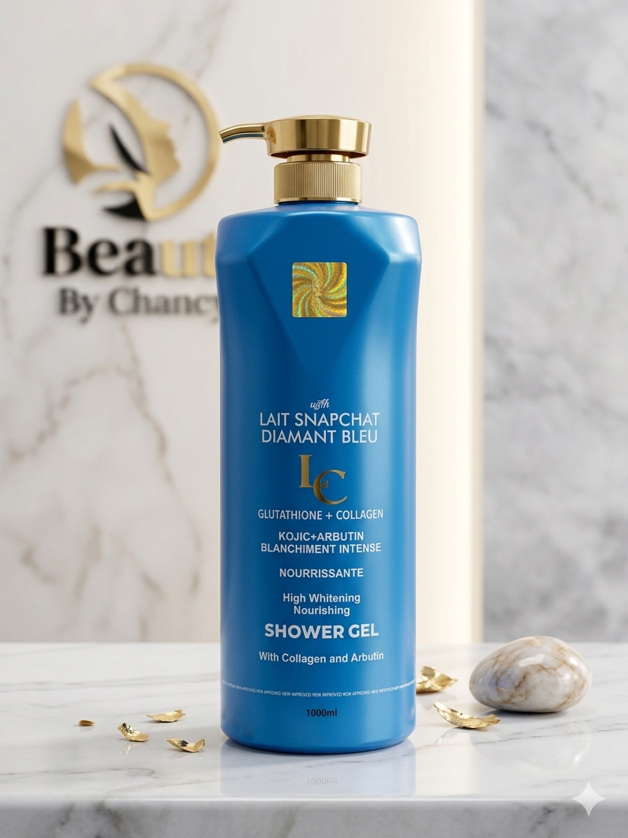 Lait Snapchat Diamant Bleu & Body Polisher 1000ml - Body Wash & Shower Gels skincare product