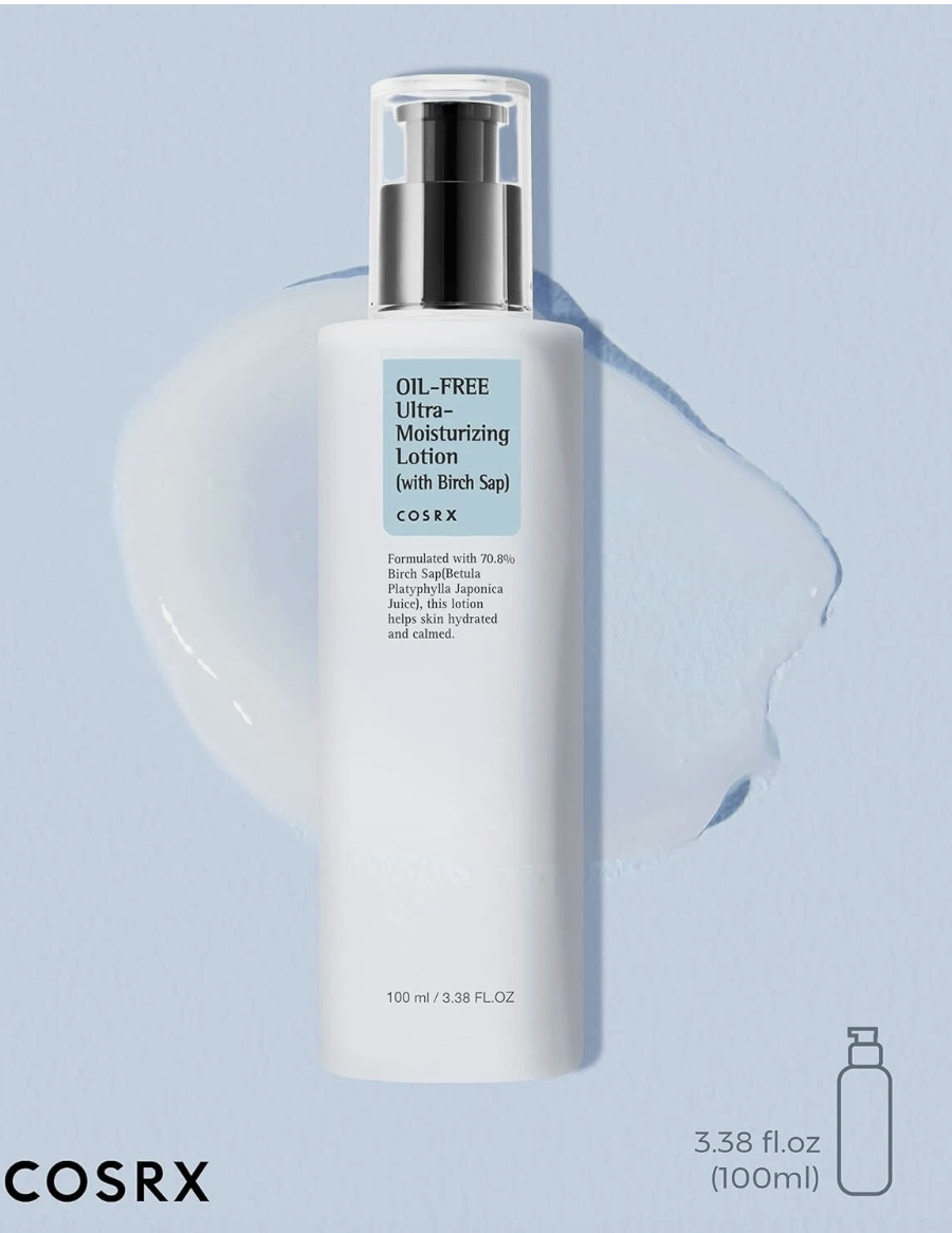 Cosrx Oil Free Ultra Moisturising Lotion 100ml - Facial Creams/Moisturisers, Eye Creams, Hand Creams & Treatment Gels skincare product