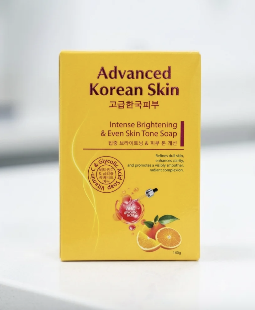 Advanced Korean Skin Intense Brightening  & Even Skin Tone Soap 160g - Soaps & Scrubs skincare product