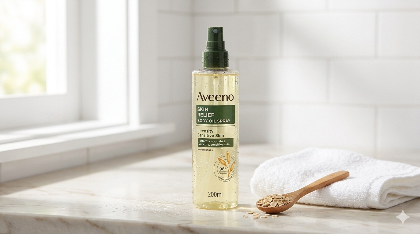 Aveeno Daily Skin Relief Body Oil Spray 200ml - Body Oils & Sunscreen  skincare product
