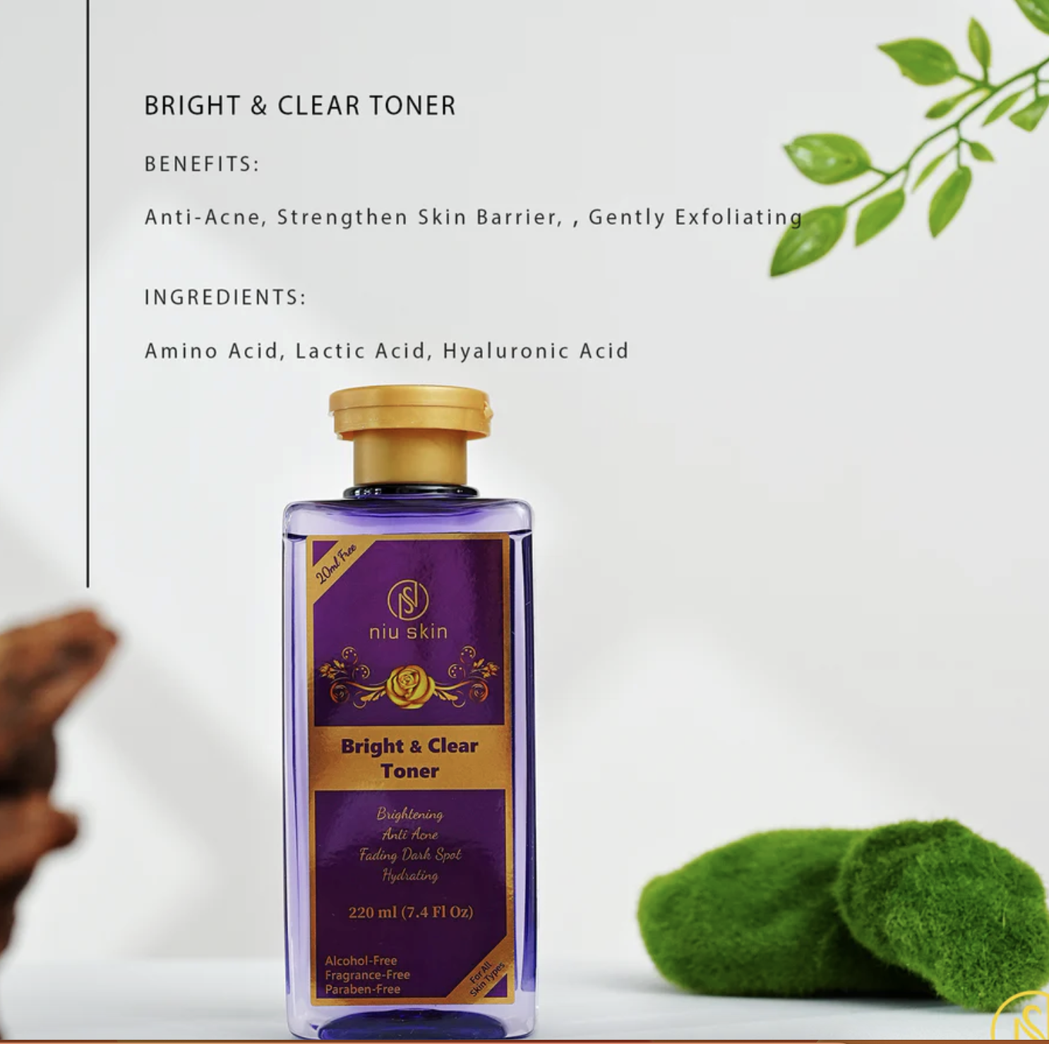 Niu Skin Bright & Clear Toner 220ml - Toners & Seums skincare product