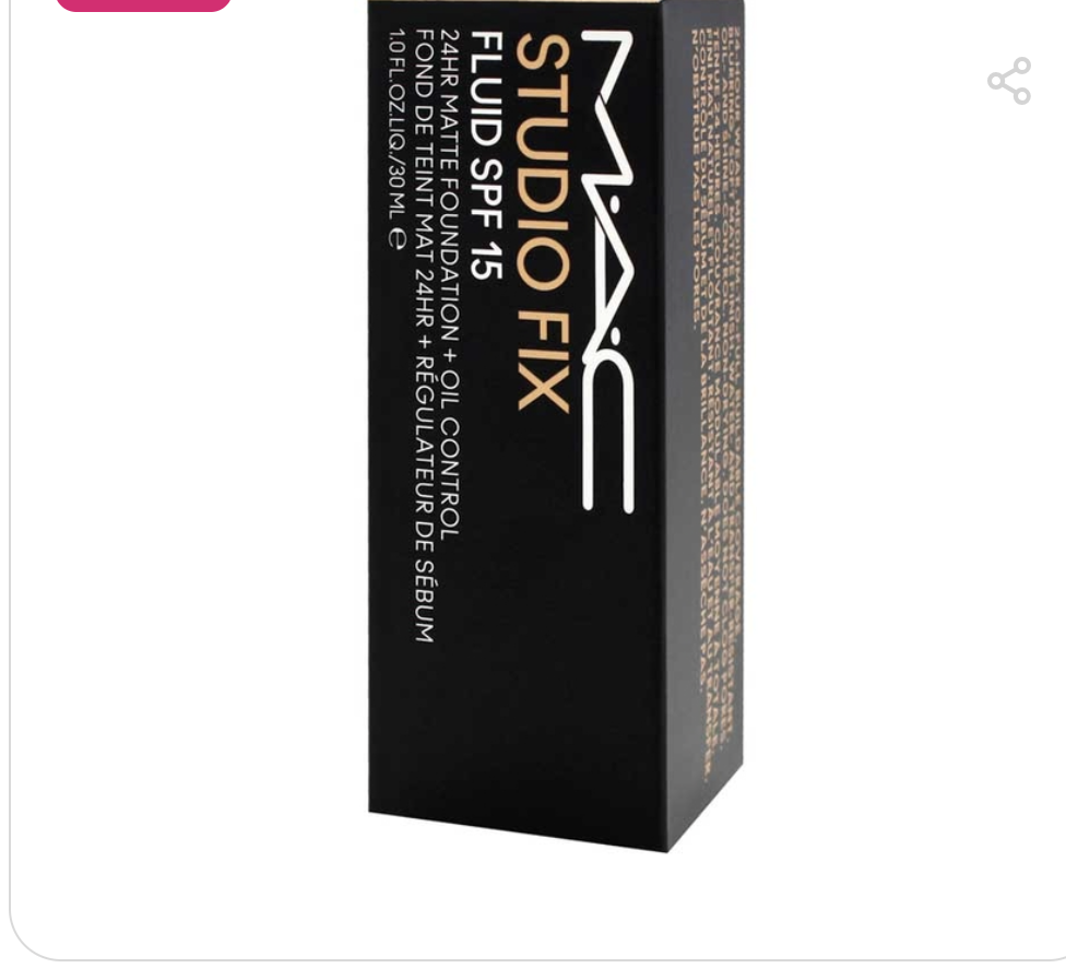 Mac Studio Fix Fluid Spf15 24hr Matte Foundation 30ml - Make-up Products  skincare product